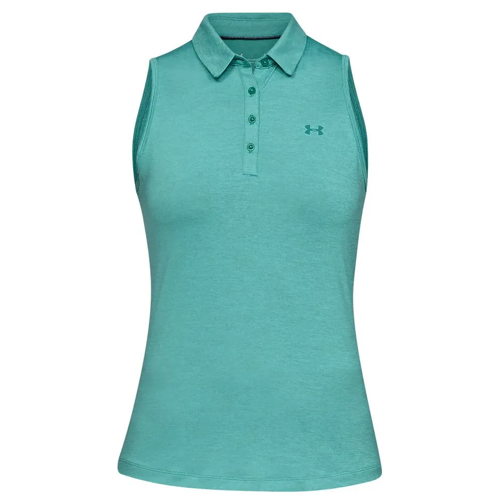 Under Armour Ladies Zinger Sleeveless Golf Polo Shirt 3 Under Armour Ladies Zinger Sleeveless Golf Polo Shirt