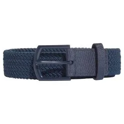 Adidas Braided Stretch Golf Belt -Golf Clothing Sales Store adidas 2022 braided stretch golf belt navy gq6884 front 1