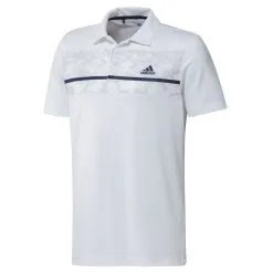 Adidas Chest Print Golf Polo Shirt