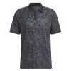 Adidas Mesh Print Golf Polo Shirt