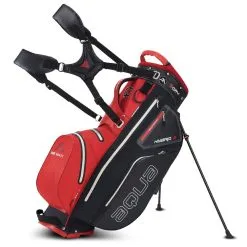 Big Max Aqua Hybrid 3 Golf Stand Bag -Golf Clothing Sales Store big max aqua hybrid 3 golf stand bag red black