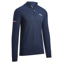Callaway Blended Merino 1/4 Zip Golf Sweater -Golf Clothing Sales Store callaway blended merino 1 4 zip golf sweater cggf80m1 410