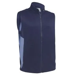 Callaway Chev Textured Golf Vest -Golf Clothing Sales Store callaway chev textured golf vest front view cgksd000 410
