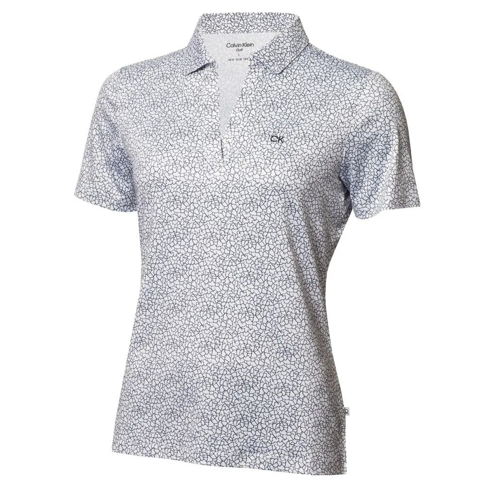 Calvin Klein Crackle Ladies Golf Polo Shirt 5 Calvin Klein Crackle Ladies Golf Polo Shirt - Image 3