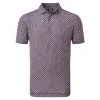 FootJoy Half Moon Geo Lisle Golf Polo Shirt -Golf Clothing Sales Store footjoy half moon geo lisle golf polo shirt 80012