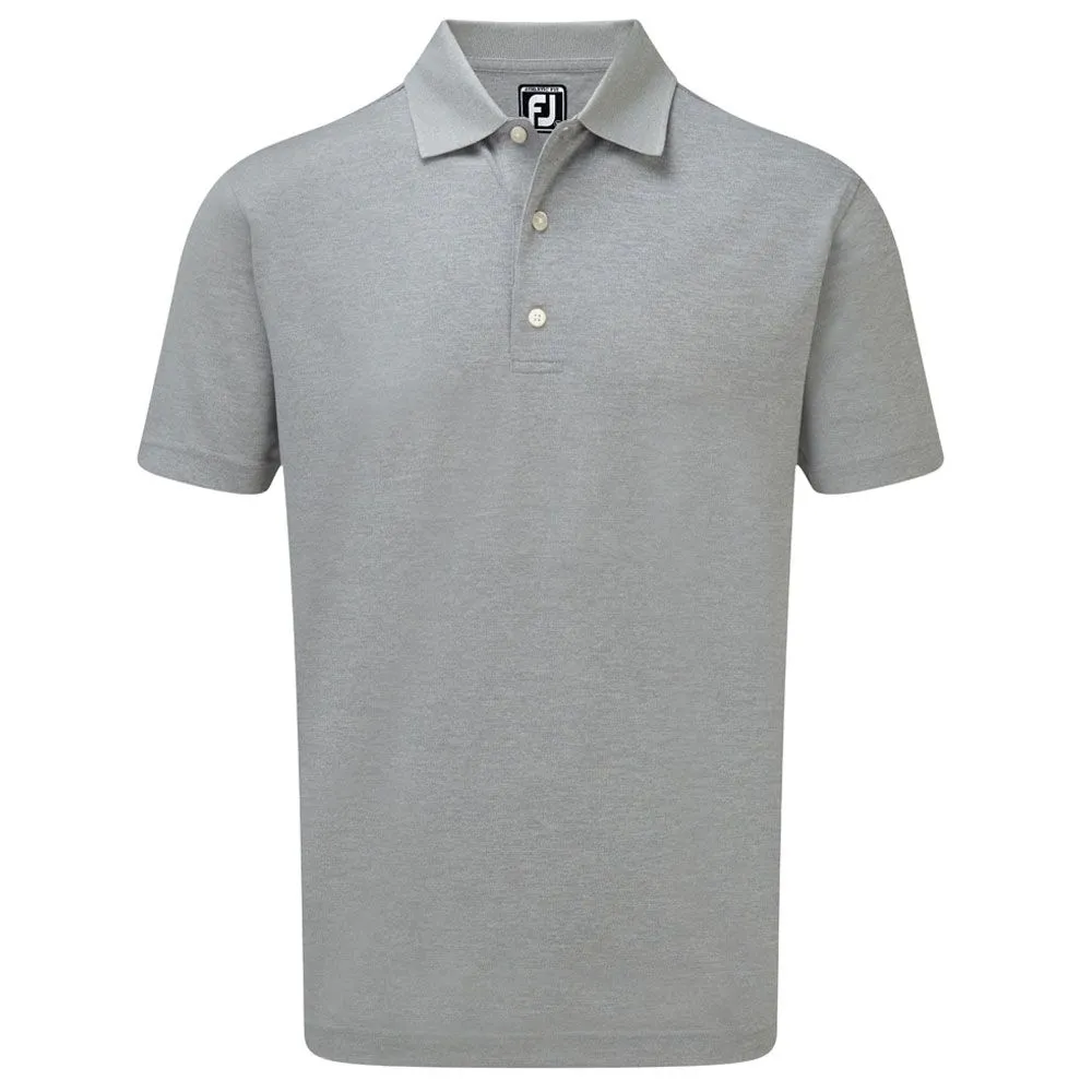 FootJoy Stretch Pique Solid Rib Knit Collar Golf Polo Shirt 7 FootJoy Stretch Pique Solid Rib Knit Collar Golf Polo Shirt - Image 5