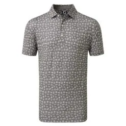 FootJoy Travel Print Lisle Golf Polo Shirt