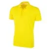 Galvin Green Max Ventil8 Plus Golf Shirt -Golf Clothing Sales Store galvin green max v8 mens golf shirt yellow front g1177 04 6