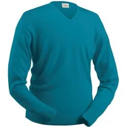 Glenbrae Lambswool V-Neck Sweater -Golf Clothing Sales Store glenbrae lambswool v neck golf sweater ocean