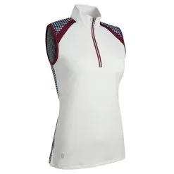 Glenmuir Ladies Heidi Sleeveless Golf Polo Shirt -Golf Clothing Sales Store glenmuir ladies heidi sleeveless golf polo shirt lsp2662hei 1057