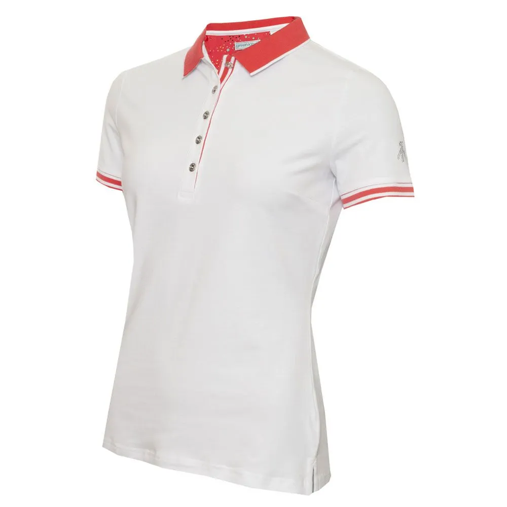 Green Lamb Ladies Ella Club Golf Polo Shirt 5 Green Lamb Ladies Ella Club Golf Polo Shirt - Image 3