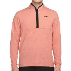 Nike Dri-Fit Victory Heather 1/2 Zip Golf Pullover -Golf Clothing Sales Store nike dri fit victory heather half zip golf pullover dh1261 814 1