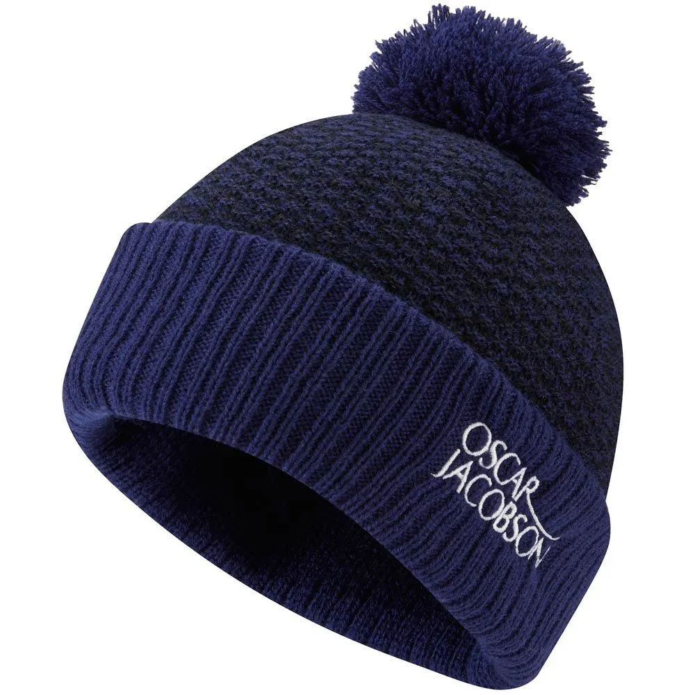 Oscar Jacobson Tammis Knitted Golf Bobble Hat 4 Oscar Jacobson Tammis Knitted Golf Bobble Hat - Image 2