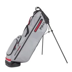 Ping Hoofer Craz-E Lite Golf Stand Bag -Golf Clothing Sales Store ping 2020 hoofer craze lite golf stand bag grey black scarlet
