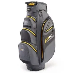 PowaKaddy Dri Tech Golf Cart Bag -Golf Clothing Sales Store powakaddy dri tech waterproof golf cart bag gunmetal yellow