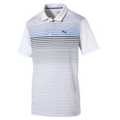 Puma Highlight Stripe Golf Polo Shirt