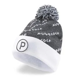 Puma Golf P Removable Pom Beanie Hat 7 Puma Golf P Removable Pom Beanie Hat -Golf Clothing Sales Store puma p removeable pom golf beanie hat 024148 02