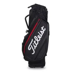 Titleist Jet Black Premium Golf Staff Stand Bag -Golf Clothing Sales Store titleist 2020 jet black premium stand bag side 1