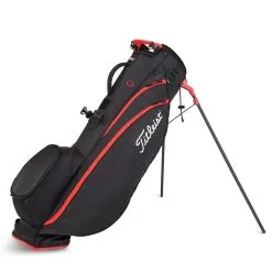 Titleist Players 4 Carbon 2022 Golf Stand Bag -Golf Clothing Sales Store titleist players 4 carbon golf stand bag black black red