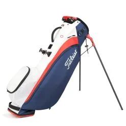 Titleist Players 4 Carbon 2022 Golf Stand Bag -Golf Clothing Sales Store titleist players 4 carbon golf stand bag navy white red