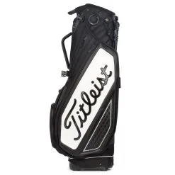 Titleist Tour Series Premium Golf Stand Bag -Golf Clothing Sales Store titleist premium stand bag 2022 black white tb20sxsf 01 side